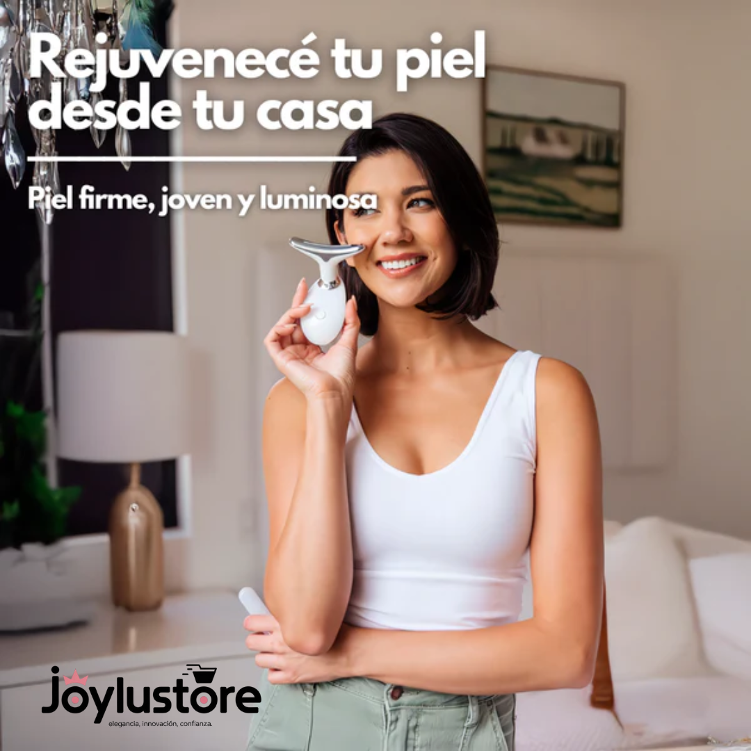 MASAJEADOR FACIAL LED 7 COLORES