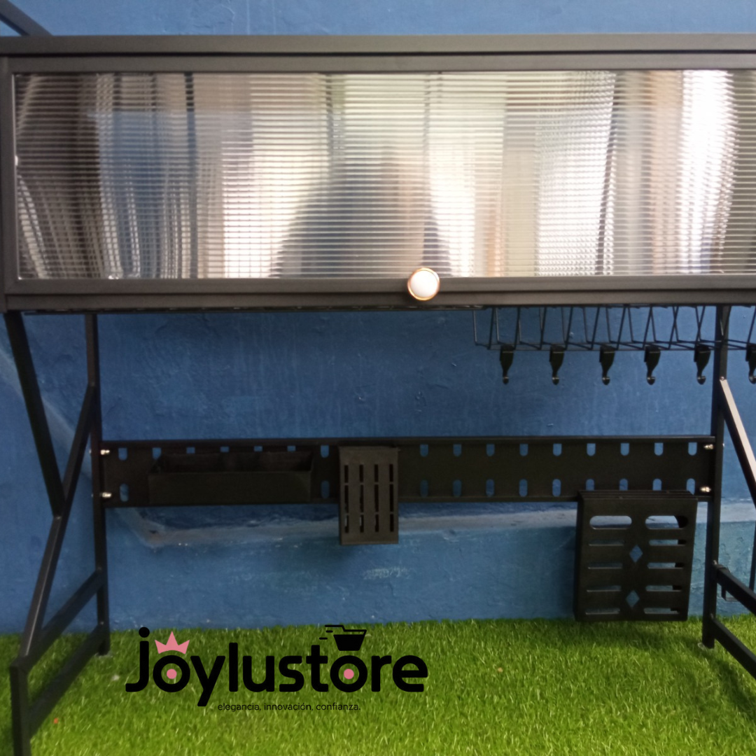 PLATERA CON VITRINA MULTIFUNCIONAL