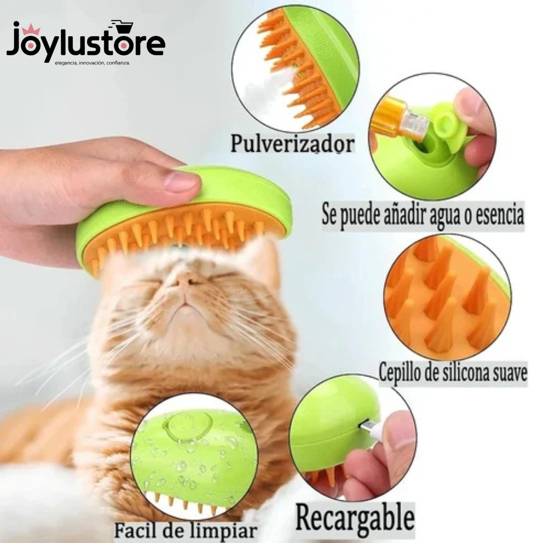 CEPILLO A VAPOR 3 EN 1 PARA MASCOTAS